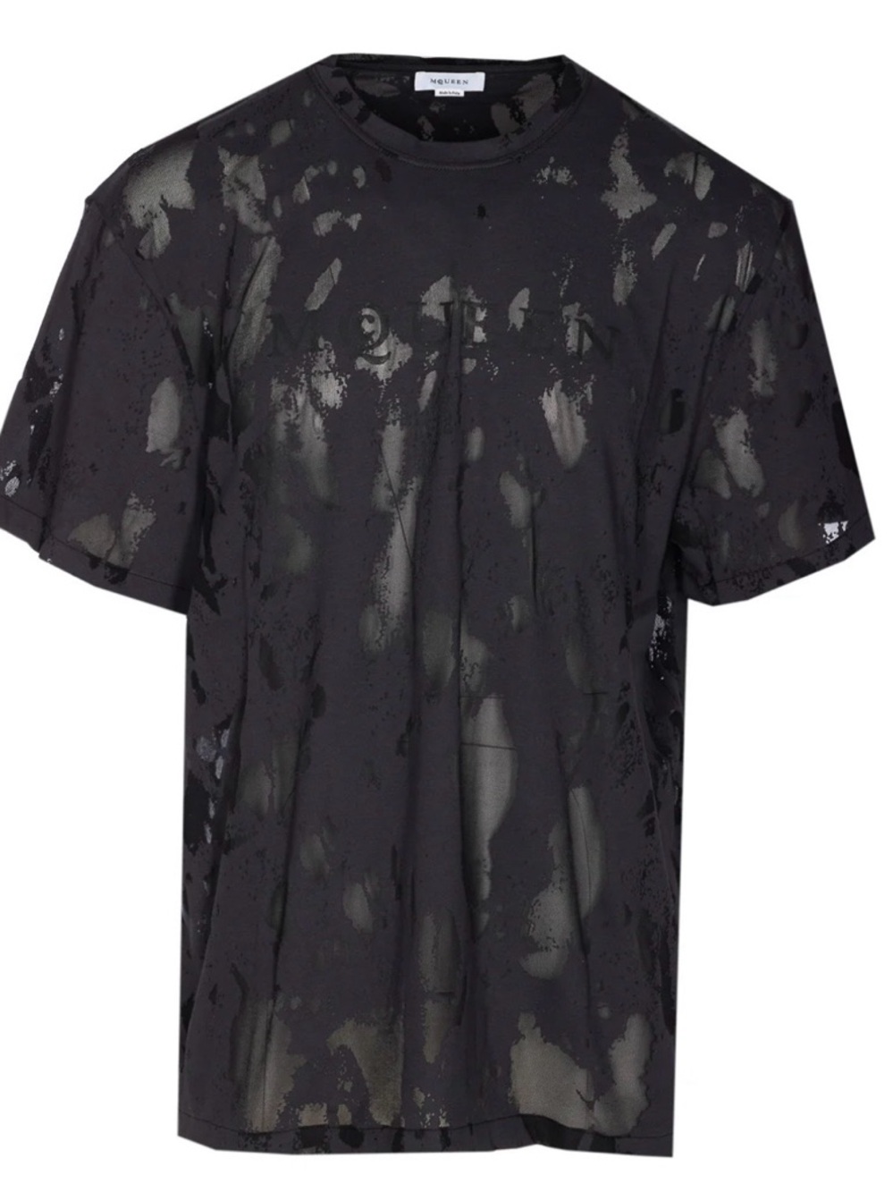 Alexander McQueen Dévoré Cotton T-shirt